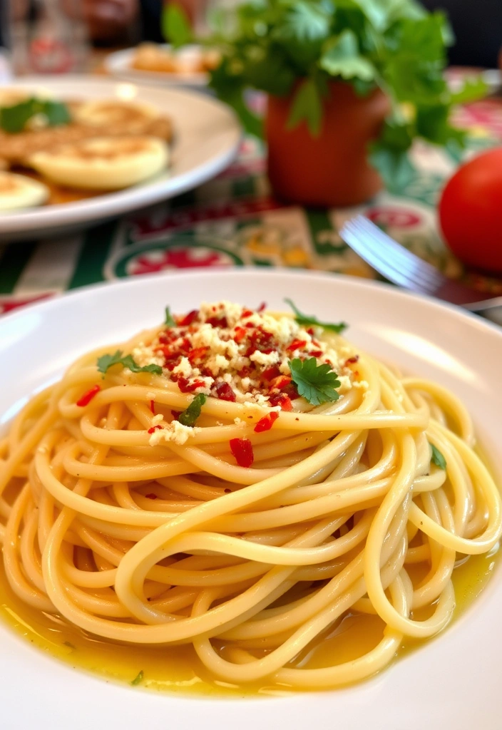 Healthy Quick Recipes You Can Make in 15 Minutes or Less - 15. Spaghetti Aglio e Olio