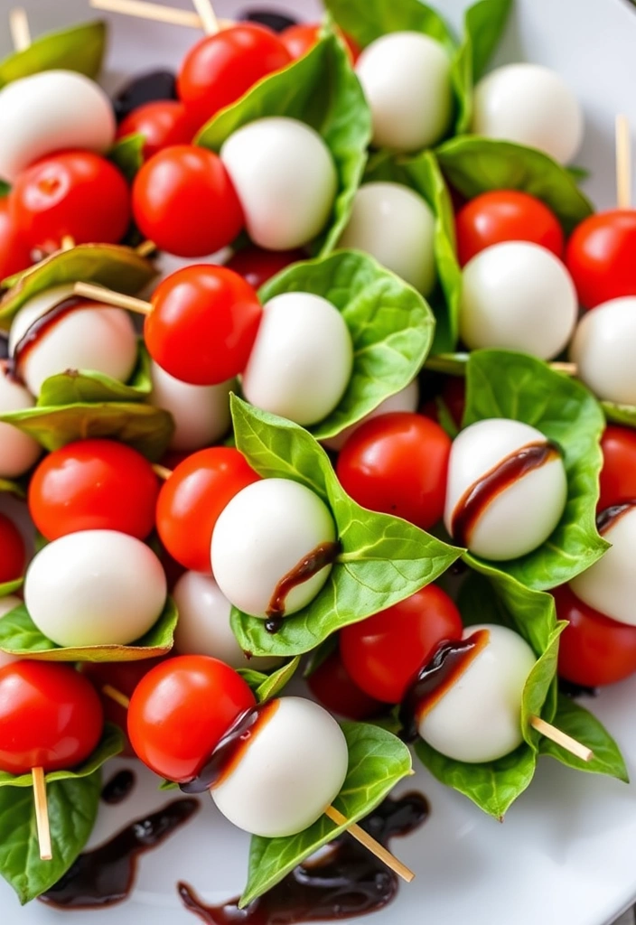 Healthy Quick Recipes You Can Make in 15 Minutes or Less - 6. Caprese Salad Skewers