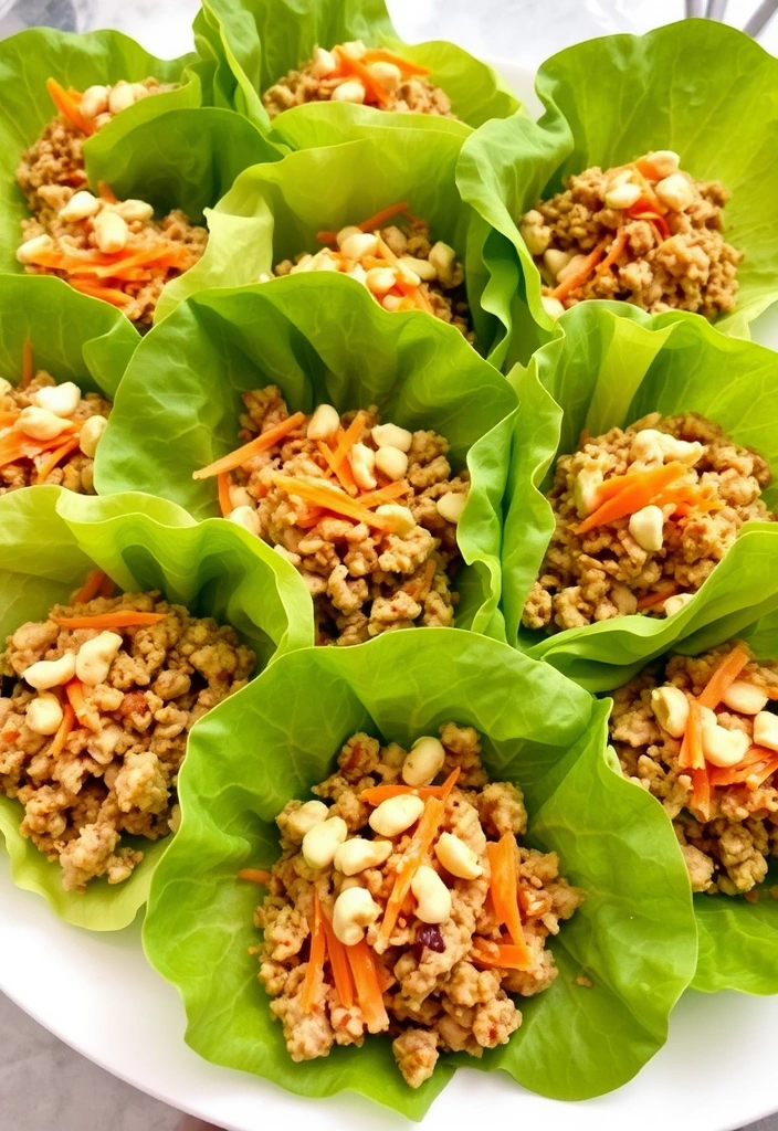 Healthy Quick Recipes You Can Make in 15 Minutes or Less - 9. Chicken Lettuce Wraps