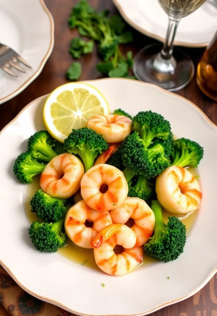 How to Make Gourmet-Style Meals on a Budget - 10. Garlic Butter Shrimp and Broccoli