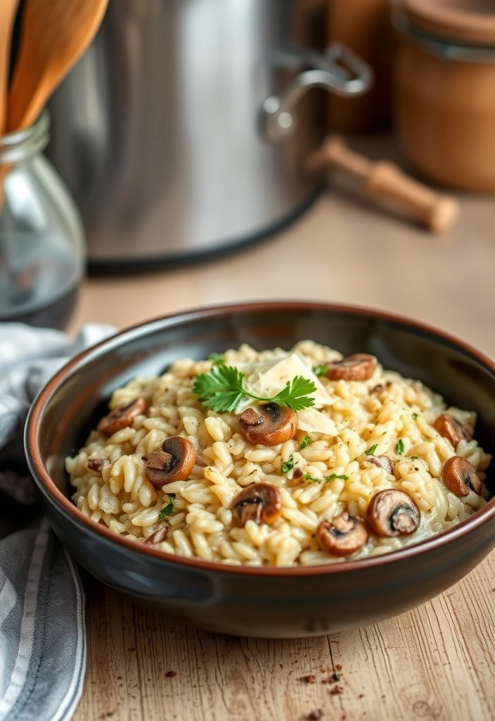 How to Make Gourmet-Style Meals on a Budget - 4. Creamy Mushroom Risotto