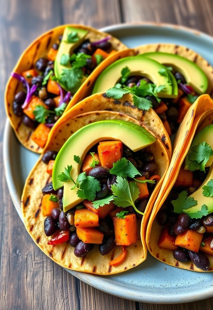 How to Make Gourmet-Style Meals on a Budget - 8. Sweet Potato and Black Bean Tacos