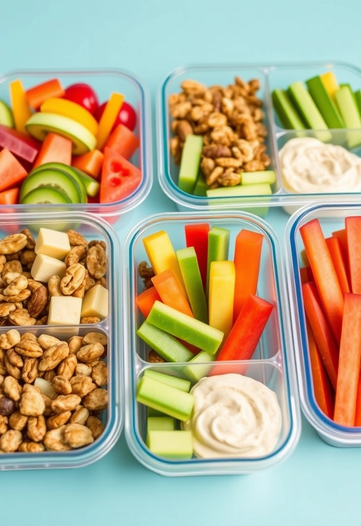 How to Meal Prep on a Tight Schedule - 10. Keep Snacks Prepped and Ready