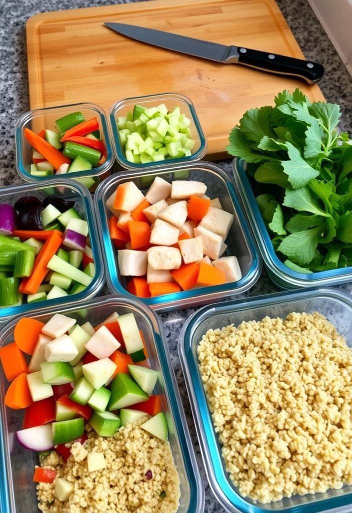 How to Organize Your Meal Prep Like a Pro - 3. Prep Ingredients in Bulk