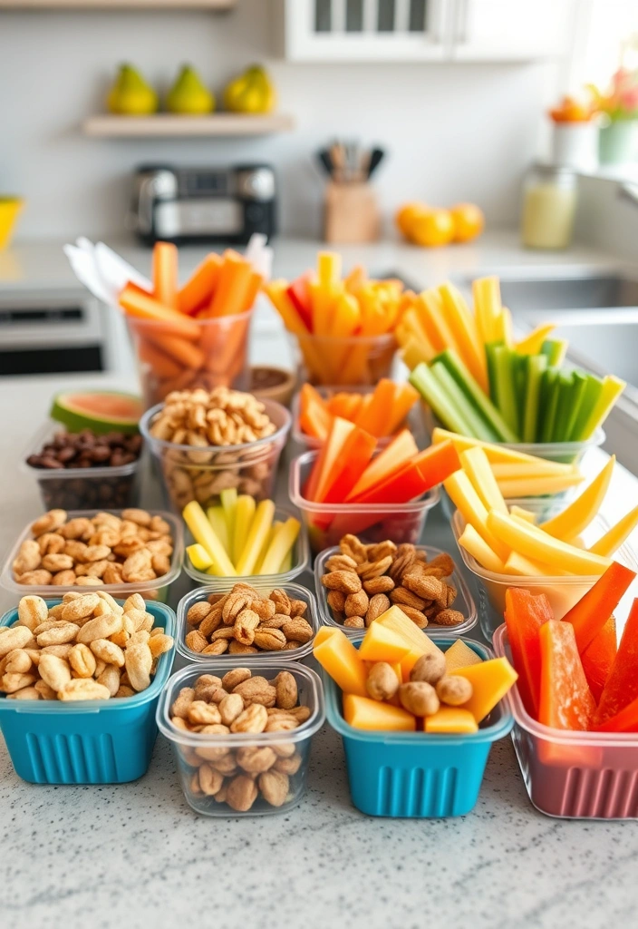 How to Organize Your Meal Prep Like a Pro - 8. Keep Snacks Ready