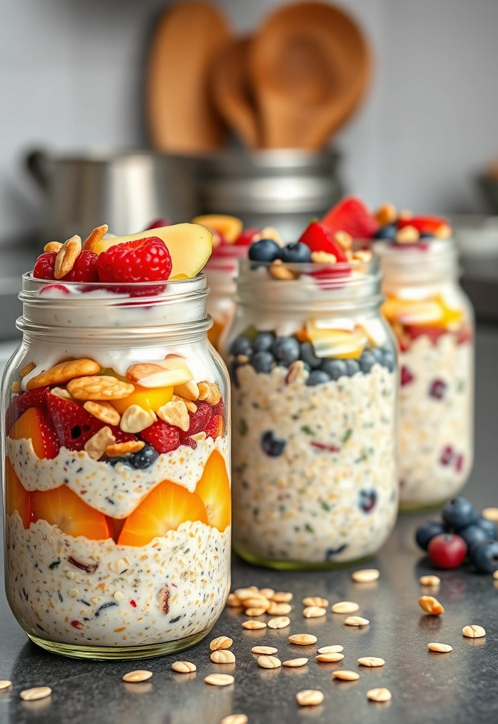 How to Prep a Week’s Worth of Lunches in Just 2 Hours - 10. Overnight Oats: Breakfast for Lunch