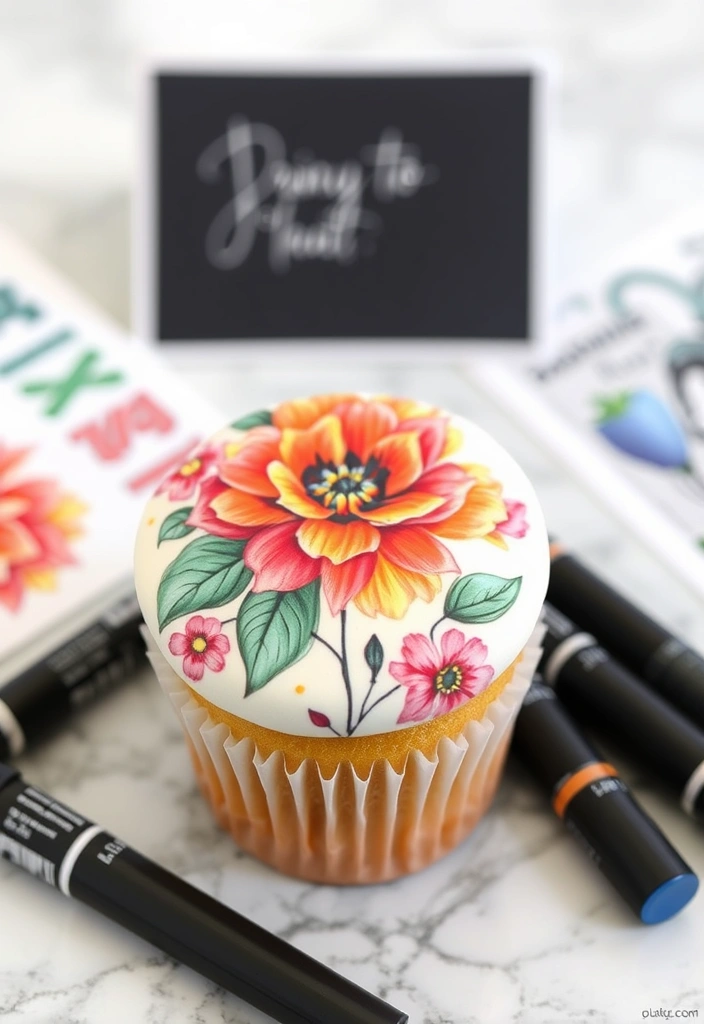 Instagram-Worthy Cupcakes: Tips and Tricks - 10. Use Edible Prints