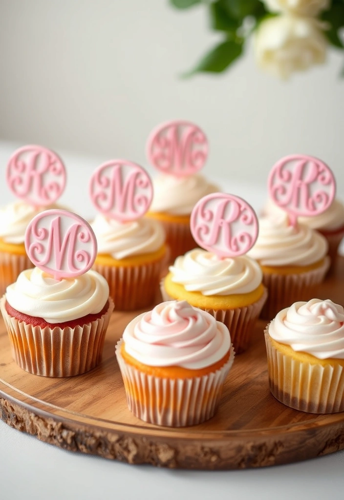 Instagram-Worthy Cupcakes: Tips and Tricks - 6. Personalize with Monograms