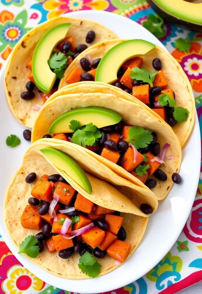 Meal Prepping for Weight Loss: A Week's Worth of Healthy Ideas - 14. Sweet Potato and Black Bean Tacos