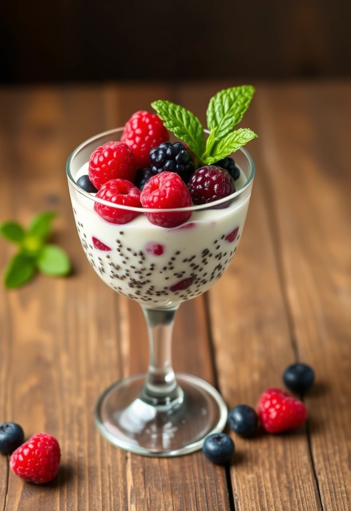 Meal Prepping for Weight Loss: A Week's Worth of Healthy Ideas - 15. Berry Chia Seed Pudding