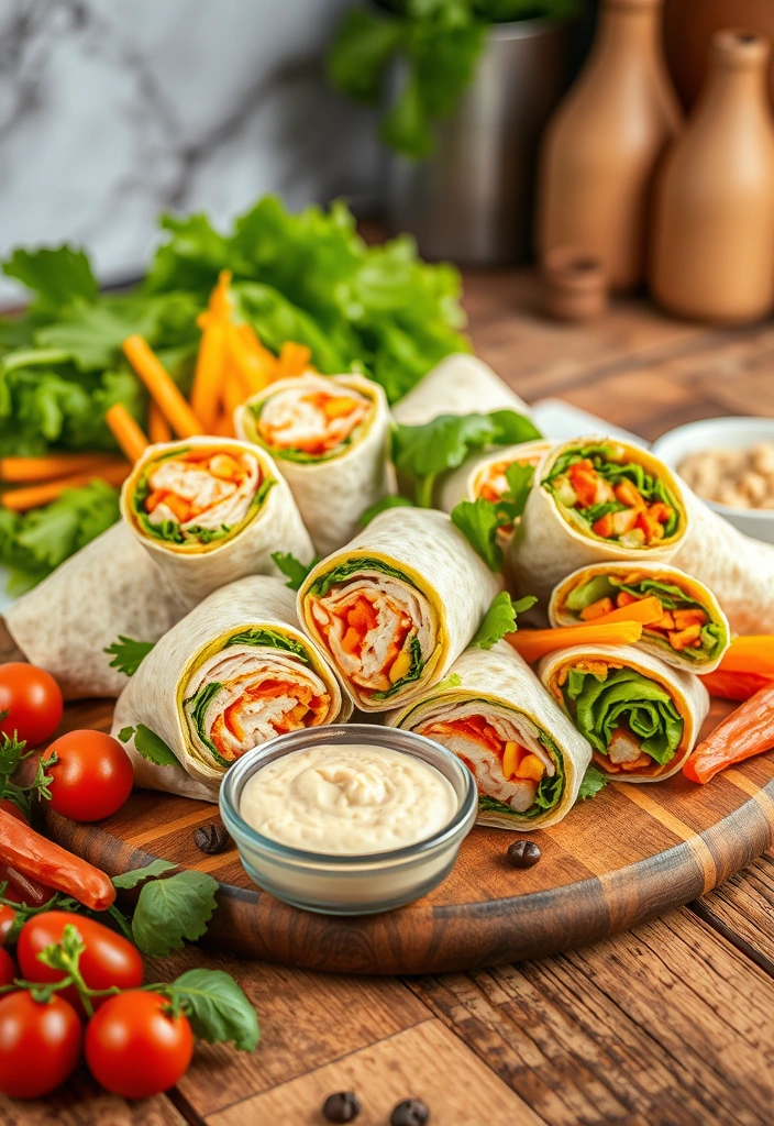 Meal Prepping for Weight Loss: A Week's Worth of Healthy Ideas - 3. Zesty Turkey and Veggie Wraps