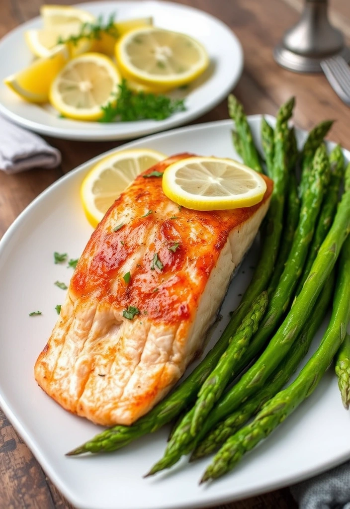 Meal Prepping for Weight Loss: A Week's Worth of Healthy Ideas - 9. Baked Salmon with Asparagus