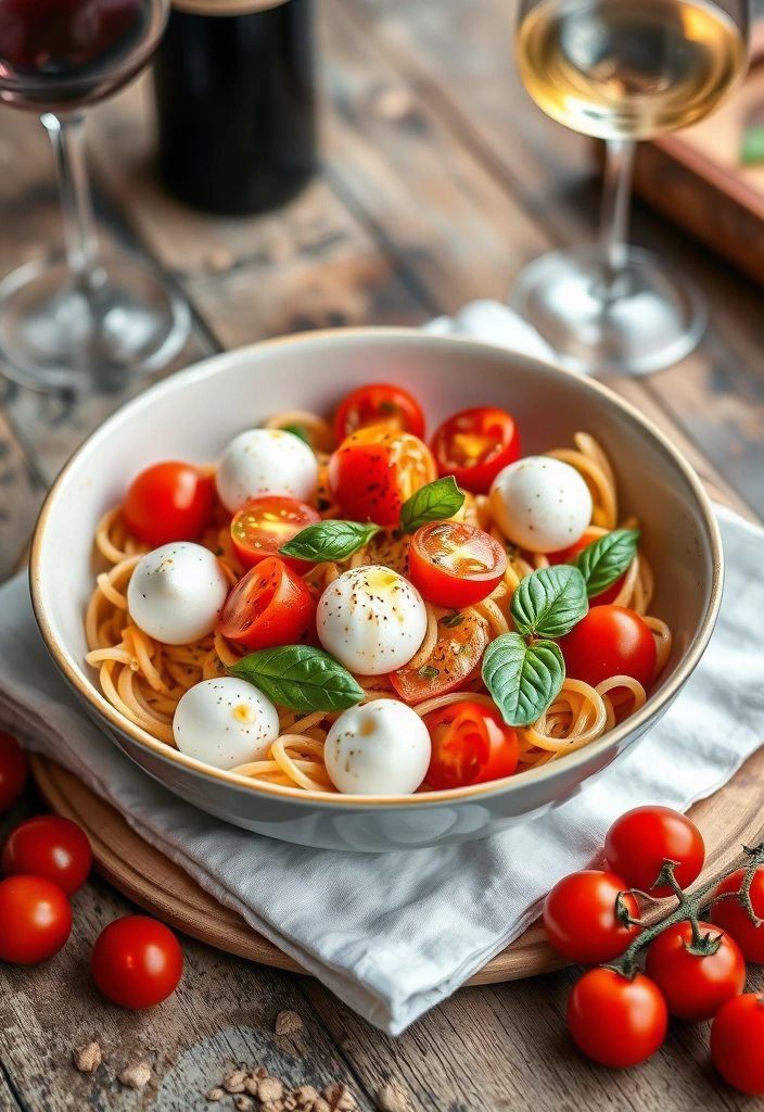 One-Pan Meals in Under 20 Minutes: 10 Recipes You'll Want to Make Tonight! - 5. One-Pan Caprese Pasta