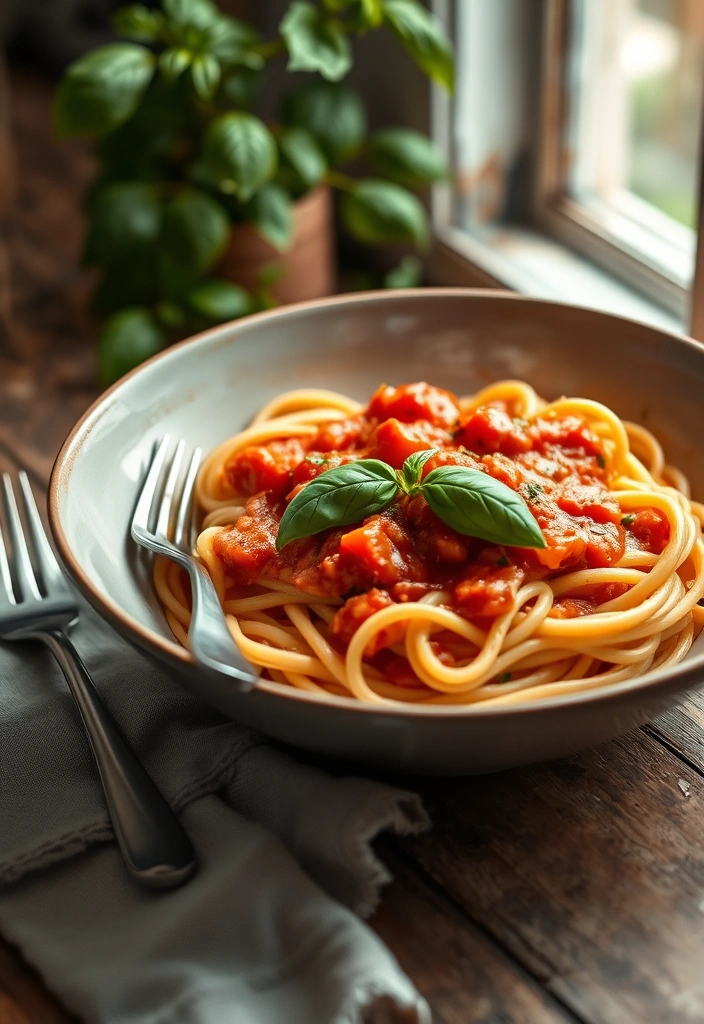 Quick 3-Ingredient Recipes for Busy Days - 1. Creamy Tomato Basil Pasta