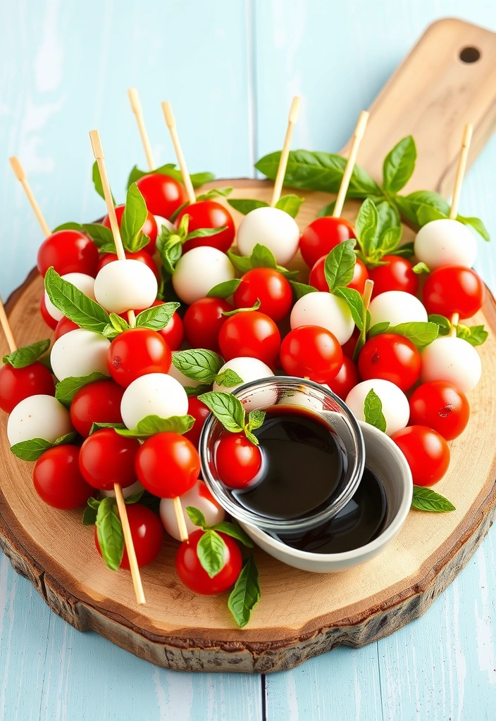 Quick 3-Ingredient Recipes for Busy Days - 11. Easy Caprese Skewers