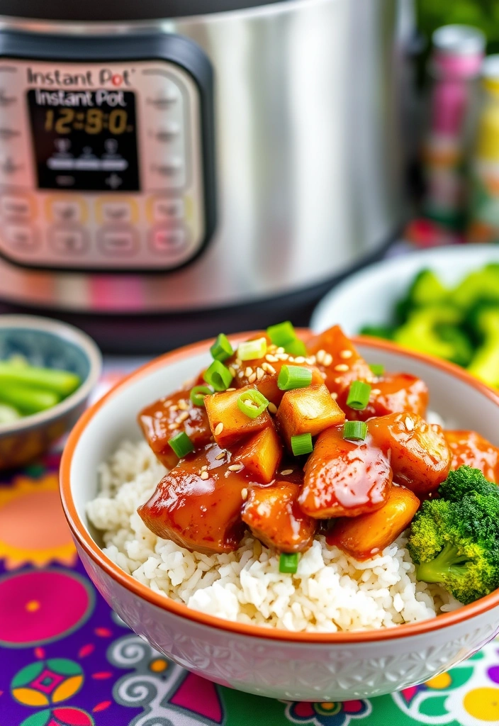 Quick Instant Pot Recipes for Dinner in a Flash - 10. Teriyaki Chicken Bowls