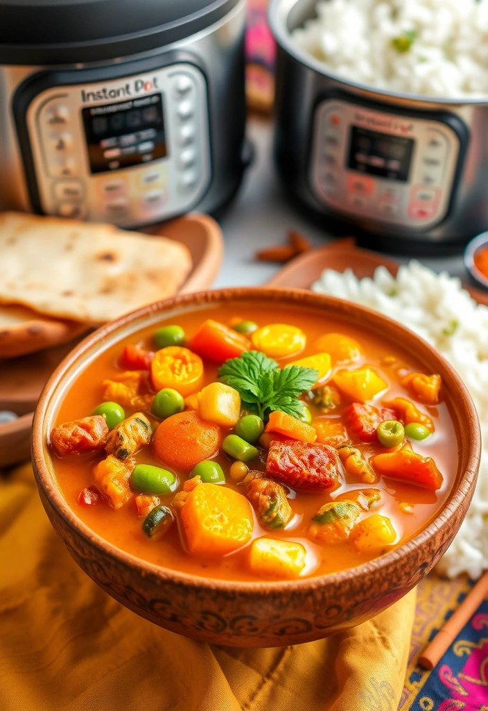 Quick Instant Pot Recipes for Dinner in a Flash - 5. Vegetable Curry