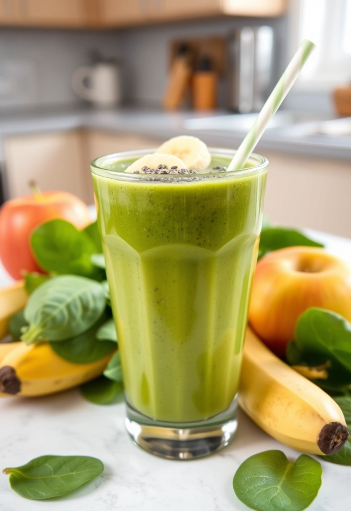 The Best 5-Minute Smoothie Recipes to Start Your Day - 1. Green Power Smoothie