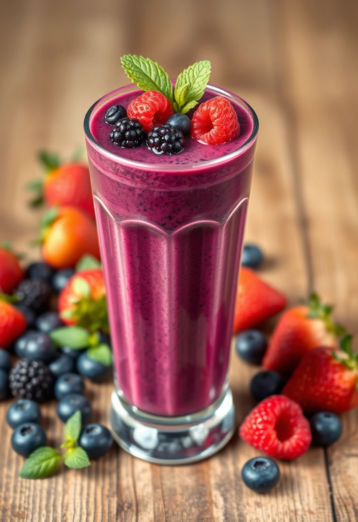 The Best 5-Minute Smoothie Recipes to Start Your Day - 2. Berry Burst Smoothie