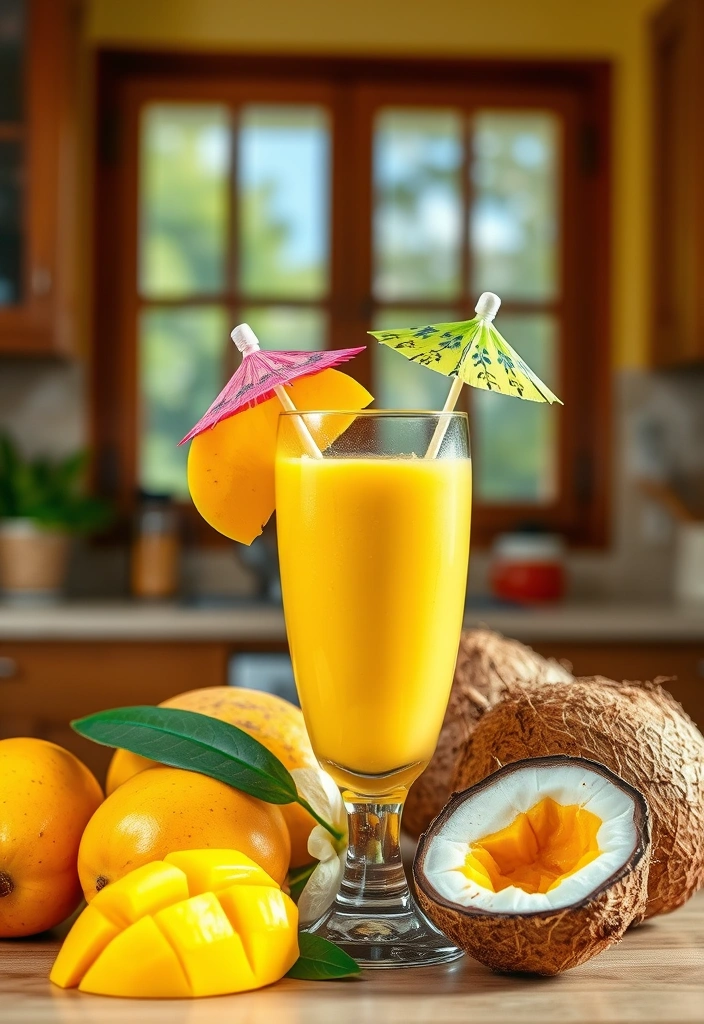 The Best 5-Minute Smoothie Recipes to Start Your Day - 3. Tropical Mango Smoothie