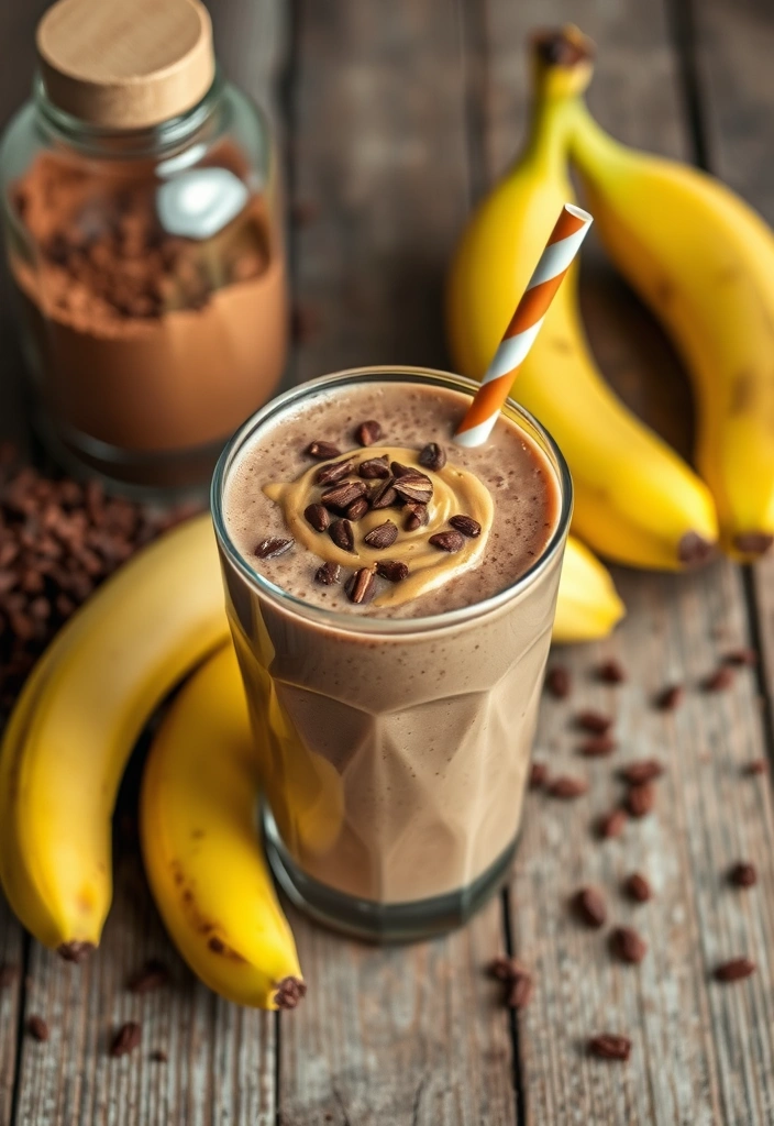 The Best 5-Minute Smoothie Recipes to Start Your Day - 4. Chocolate Peanut Butter Smoothie