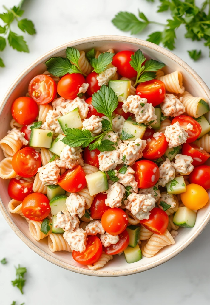 The Cheapest Protein-Packed Meals You Can Make at Home - 15. Tuna Pasta Salad