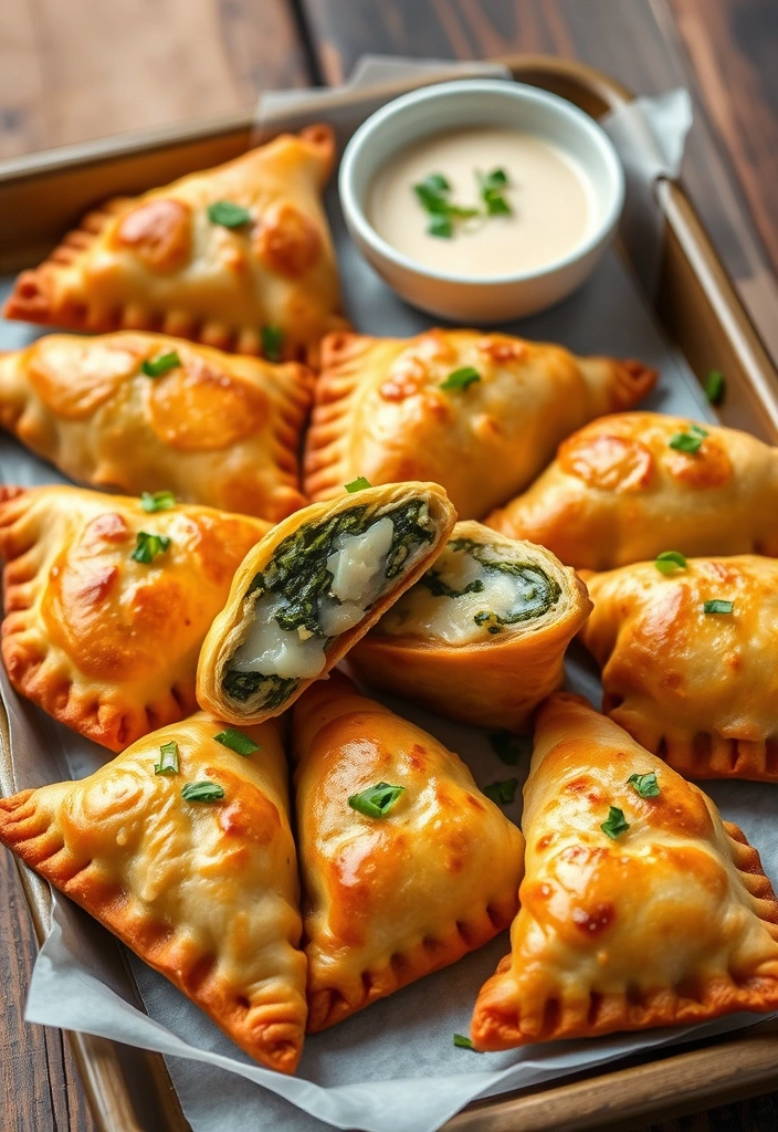 The Ultimate Guide to Making Flaky Pastries at Home - Savory Cheese and Spinach Turnovers