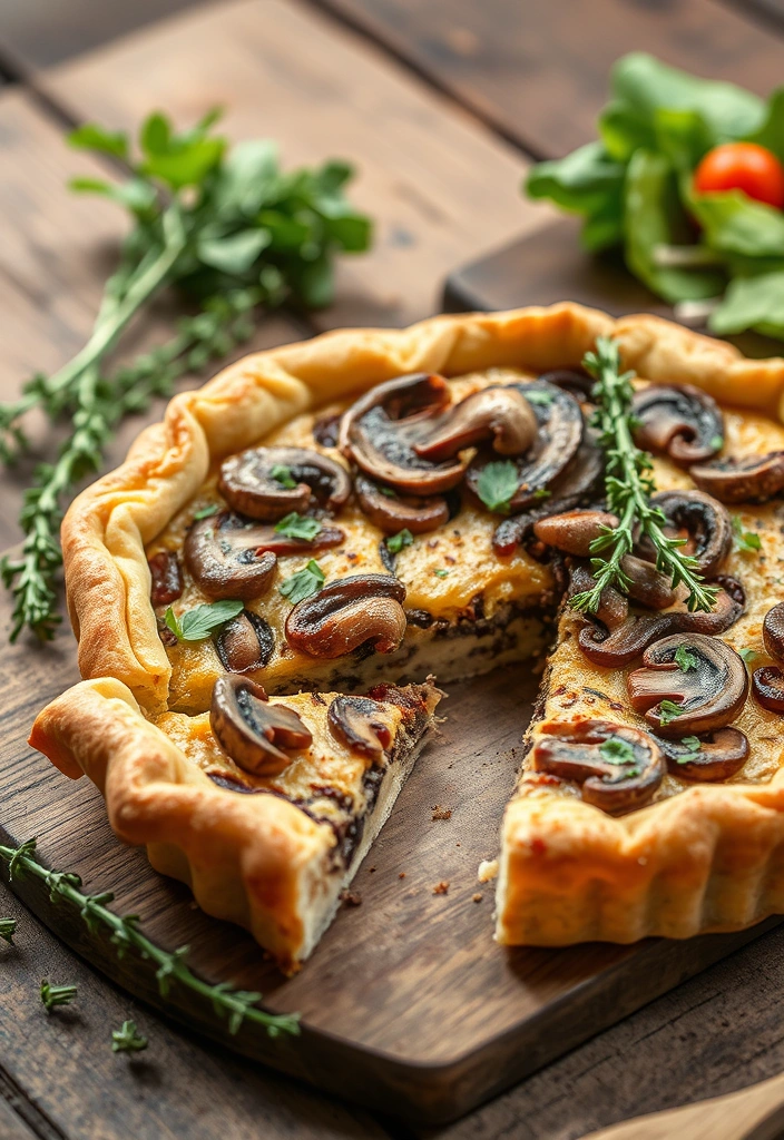 The Ultimate Guide to Making Flaky Pastries at Home - Savory Mushroom and Thyme Tart